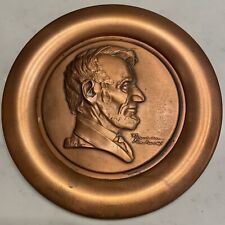 Set Of 3 1977 Copper Norman Rockwell Collector’s 8” Plates picture