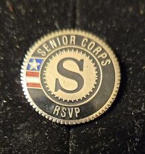 Vintage Senior Corps RSVP Enameled Lapel Pin picture