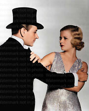 Joan Bennett & George Raft in She Couldn't Take It 8x10 RARE COLOR Photo 626 picture