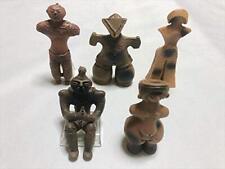 Japanese Jomon pottery Dogu minifigure 5-piece set size about 3inc from JP 7542 picture