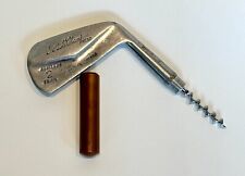 Golf Club 2 Iron Corkscrew Opener Bakelite & Metal Vtg. Scottish Champion picture