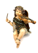 Beautiful Angel Figura By Michal Negrin With Colored Crystals ISRAEL #830# picture