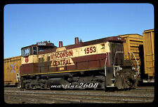(YM) ORIG TRAIN SLIDE WISCONSIN CENTRAL (WC) 1553 ROSTER picture