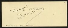 Ann Doran d2000 signed 2x5 autograph on 4-12-48 at El Patio Music Box Theater picture
