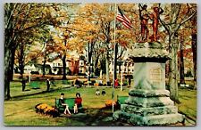 Gibson Park Pennsylvania Penn PA North East American Flag Statue VNG PC picture