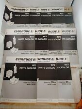 12 - 1973 Evinrude 2HP - 135HP Outboard Motor Parts Catalogs picture