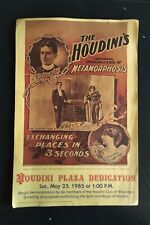 Poster Houdini Museum and Plaza in Appleton, 1985 dedication ceremony Framed picture