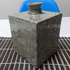 Japanese Mashiko Studio Pottery Vase Style of Tatsuzo Shimaoka Jomon Slip Inlaid picture