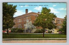 Marion, IN-Indiana, McCulloch Junior High School c1946 Antique, Vintage Postcard picture