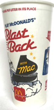 McDonald’s 1989 Blast Back With MacTonight WAX Cup/Game Piece Intact - NEW picture