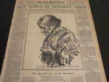 1925 DEC 6 NY TIMES - NEW YORK'S 100 NEEDIEST CASES-CHARLES DANA GIBSON- NT 7067 picture