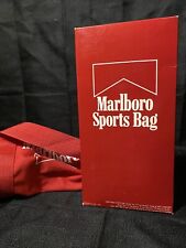 Vintage 80s Marlboro Cigarettes Sports Bag NEW In Box Duffle Bag Carry On 1987 picture