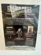 FALLING SKIES (TNT TV Show) Lapel Pin PROMO CARD 2011 SDCC COMIC-CON  Spielberg picture