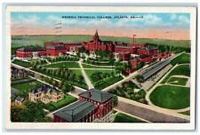1936 Aerial Georgia Technical College Exterior Building Atlanta Georgia Postcard picture