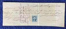 1864 Handwritten check, $2,202 Payable to “Sears Brothers”, w/ Revenue Stamp picture