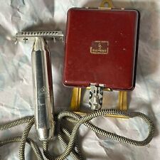 RARE SIEMENS VINTAGE BATTERY OPERATED SAFETY RAZOR SHAVER D.R.P SUPER D.R.G.M picture