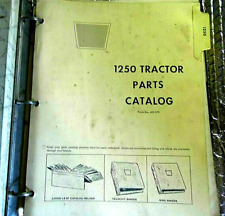 1968 Factory Oliver 1250 Tractors Parts Catalog in binder  picture