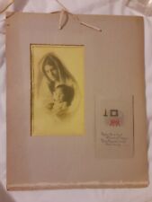 Vintage Old Personal 1914 Calendar with Religious Stlye Photo of Mother & Child picture