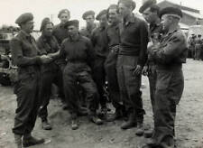 Captain Mg Harvey Chats With Survivors In Korea 1951 Historic Old Photo picture
