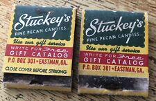 Stuckey’s Fine Pecan Candies Eastman Georgia Matchbooks *Photos* Lot Of 2 1959 picture