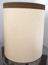Vintage Stiffel Textured Drum Barrel Lamp Shade 18