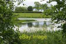 Photo 6x4 Pond, Hareshaw Firth Quite a large pond lurks behind vegetation c2013 picture