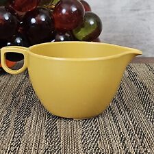 Vintage Lustro Ware Creamer Harvest Yellow Gold Made in USA Mod 1970s 1960s 70s picture