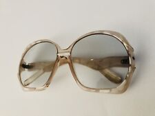 Vintage 1960’s-1970’s Made In Italy Oversized Square Eye Sun Glasses picture