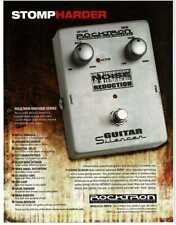 2011 ROCKTRON Guitar Silencer Noise Reduction Stomp Box Pedal magazine ad picture