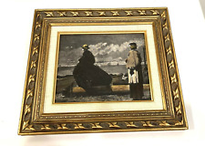 Winslow Homer Dad's Coming Vintage etched engraved reproduction Wall Art Work picture