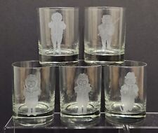 Set Of 5 Abercrombie & Fitch x London Owl Company Old Fashioned Etched Drinking picture