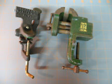 Two Vises Small Herter's 29 Vindex jeweler hobby model props gift barn find ZQ picture