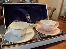 Noritake Diamond Collection Pair Teacups and Saucers picture