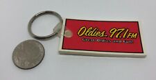 Oldies 97.1 FM Great Oldies And Fun Rubber Key Ring Keychain picture