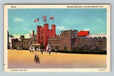 1933 Century Of Progress Chicago Worlds Fair Merrie England Vintage Postcard picture