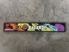 Rare Multicolor Tropical Bacardi Bar Mat 22.5