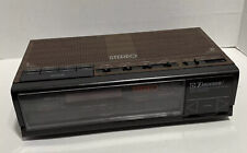 EMERSON AM/FM Clock Radio Stereo RES5245 Vintage Red Display picture
