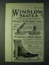 1900 Winslow Double-Runner Skates and Ankle Brace Ad picture