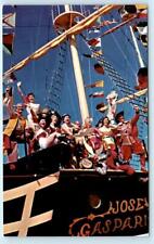 TAMPA, FL ~ Pirate Invasion GASPARILLA WEEK Ye Mystic Krewe c1950s Postcard picture