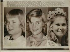1971 The Transformation Tricia Nixon from ages 10 to 23 11X8 Vintage Press Photo picture
