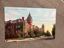 Owensboro KY-Kentucky, St Francis  School Building, Antique Vintage Postcard picture