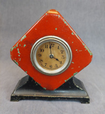 VINTAGE LUX RED & BLACK CLOCK-BANK picture
