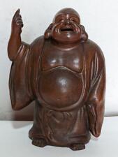 Bizen Pottery Hotei Statue Taisho Meiji Period  Vintage Curio Collection 21.2 cm picture