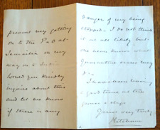 War Secretary/Field Marshal Horatio Herbert Kitchener (1850-1916) Signed Letter picture