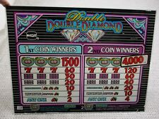Vintage IGT Double Double Diamond Slot Machine Rectangle Glass 19.5x15 in #13 picture