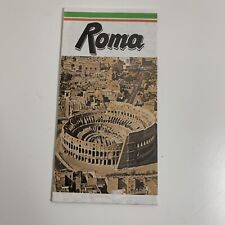 Vintage Roma Italy Italian Map Rome La Rinascente Citta Del Vaticano Rare Import picture