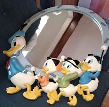 ●●Vintage 1963-64 Walt Disney Productions Donald Duck Bassett Wall Mirror Rare picture