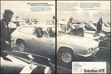 1973 Reliant Scimitar GTE Original 2-page Advertisement Print Art Car Ad K10A picture