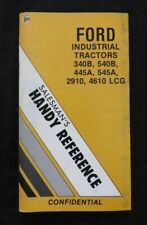 1984 FORD 340B 540B 445A 545A 2910 4610 INDUSTRIAL TRACTOR DEALERS SALES MANUAL picture
