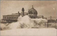 c1919 Real Photo Postcard Crystal Palace,Casino,YMCA building RPPC Nice France picture